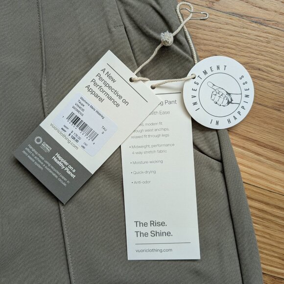 Vuori Meta Wideleg Pants - Sz S NWT - Picture 3 of 4